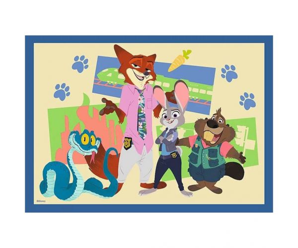 Zootropolis 2 - 4 az 1-ben 35-48-54-70db-os puzzle - Trefl