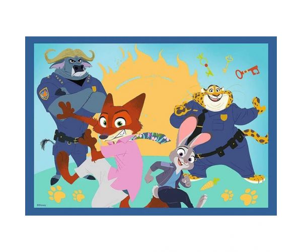 Zootropolis 2 - 4 az 1-ben 35-48-54-70db-os puzzle - Trefl
