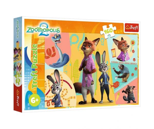 Zootropolis 2 Vidám szereplők 160db-os puzzle - Trefl