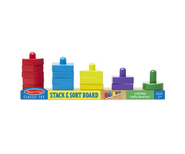Formarendezeő toronyépítő fa készségfejlesztő - Melissa & Doug